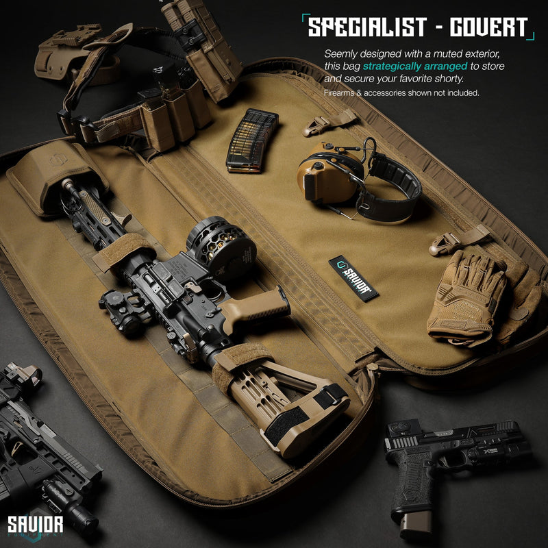 Savior Specialist Covert Single Rifle Case - 30"/34"/38"