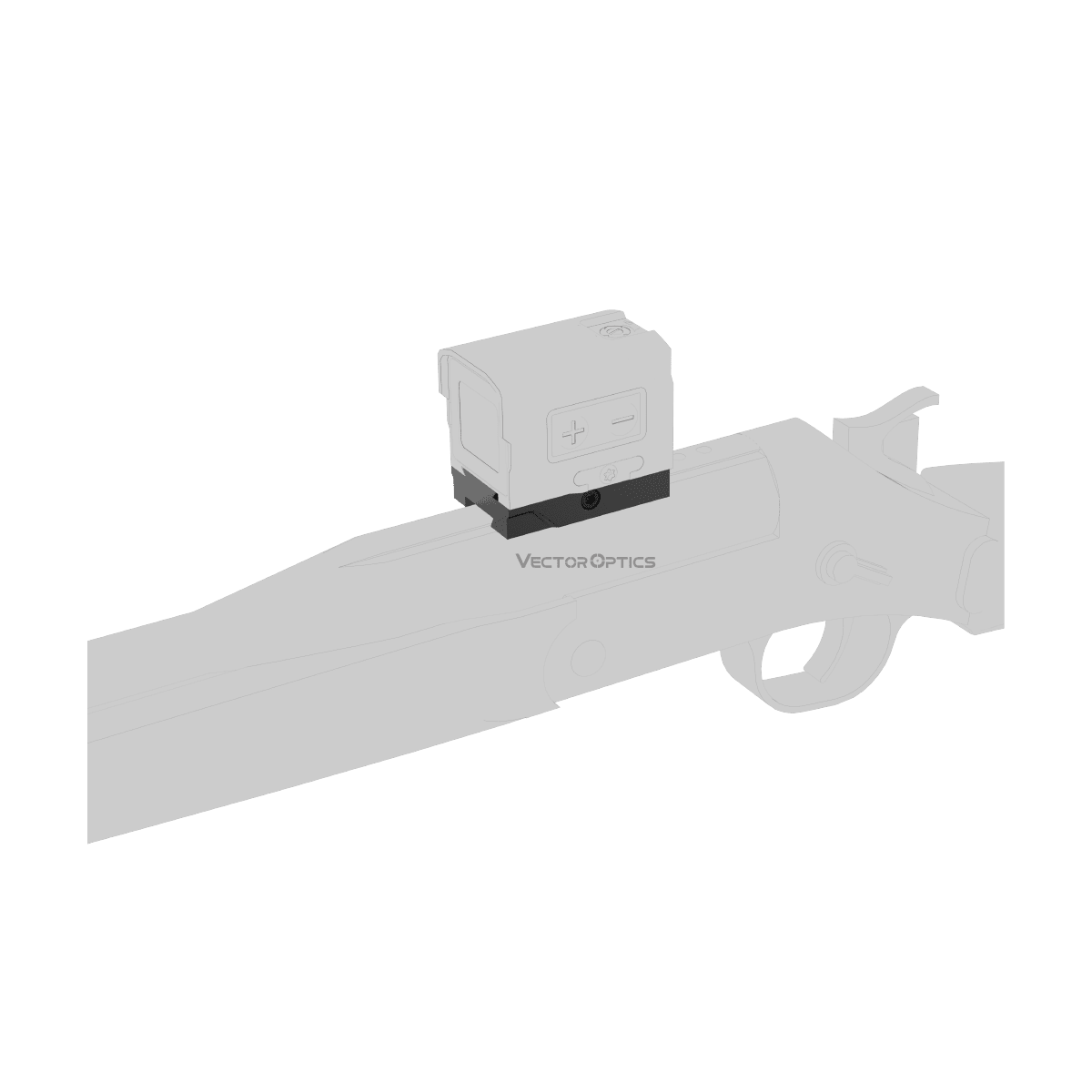 Red Dot Low Dovetail Mount for VOD/ACRO Footprint - Vector Optics