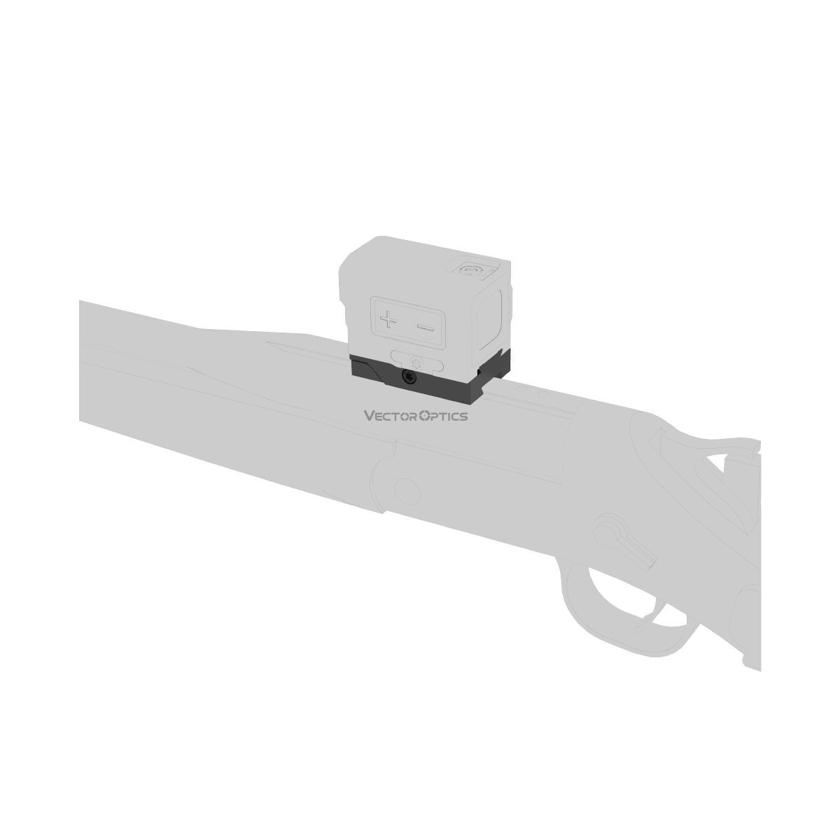 Red Dot Low Dovetail Mount for VOD/ACRO Footprint - Vector Optics