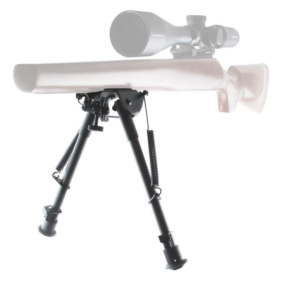 RokStad Carbon Fiber 9-13.5" Swivel Spring Bipod - Vector Optics
