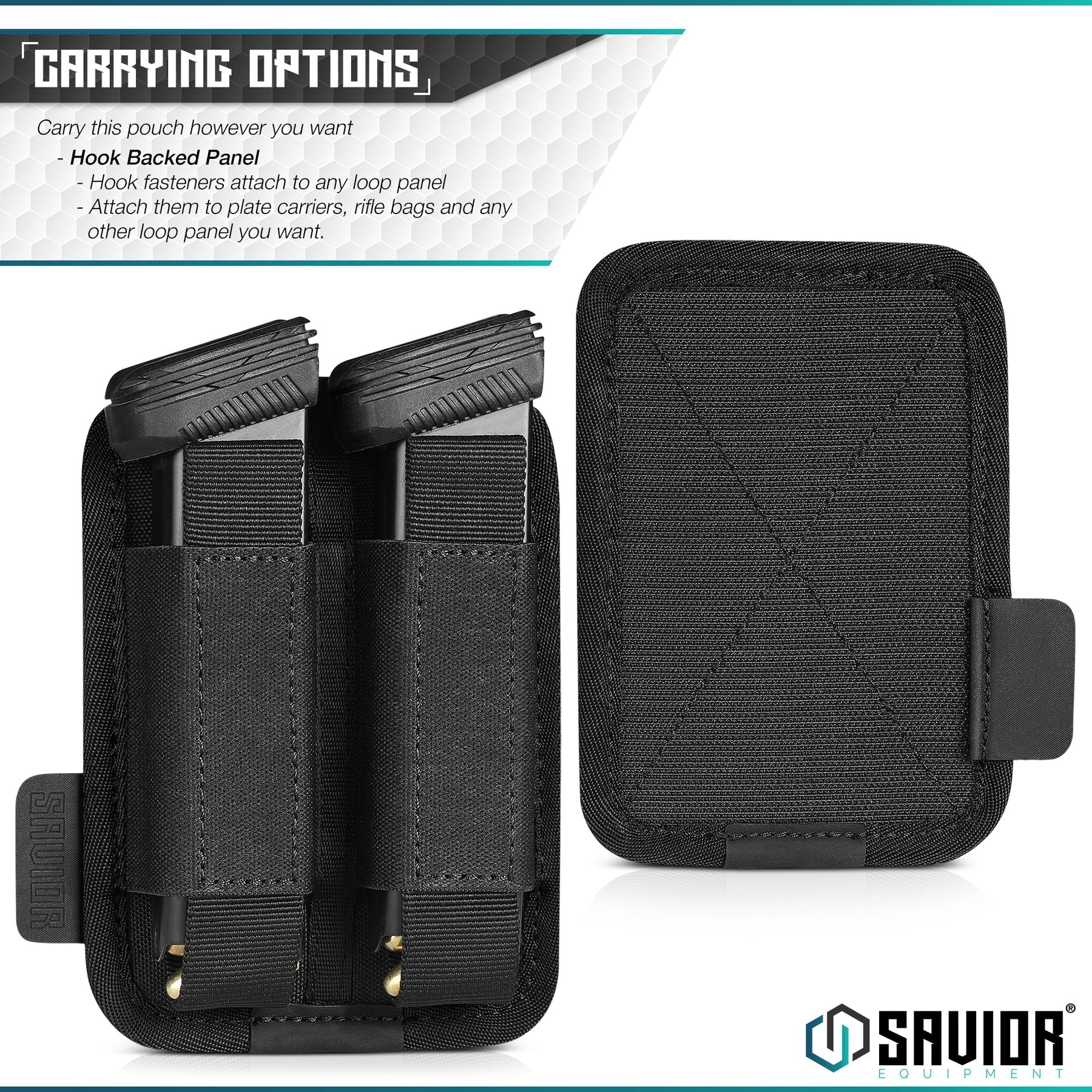 Savior Double Pistol Mag Holder - Savior