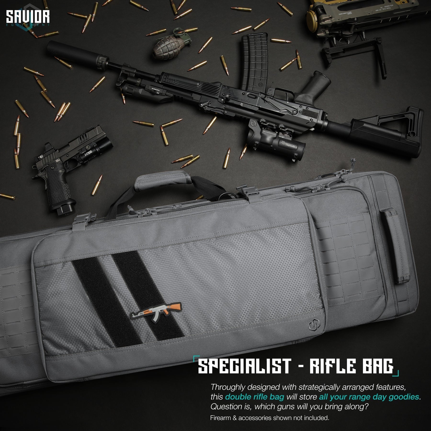 Savior Specialist Double Rifle Case - 36"/42"/46" - Savior
