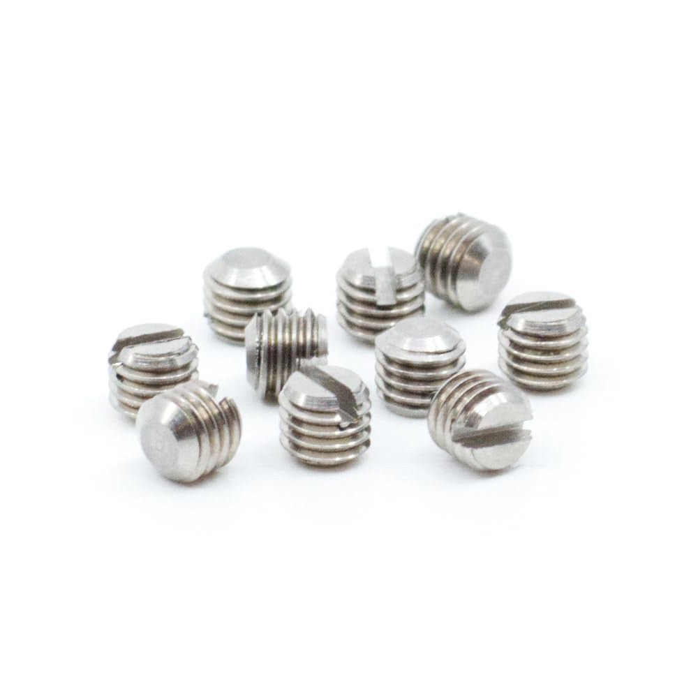 6-48 x 1/8 Slotted Set Screws, Stainless Steel, 2 pcs