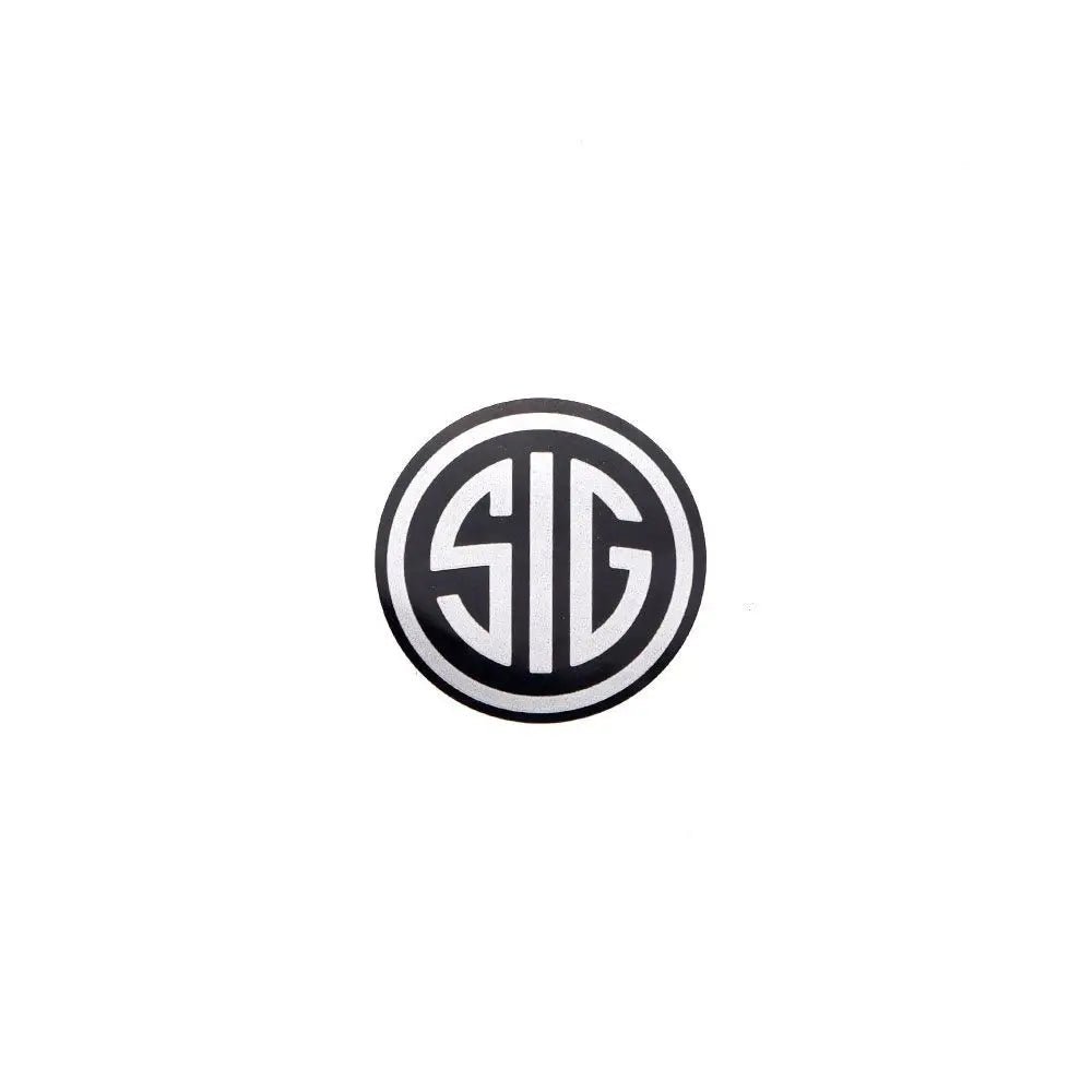 Sig Sauer Logo Klistremerke, 25mm - Sig Sauer