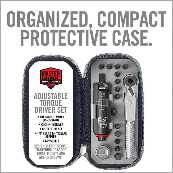 Smart - Torq® Adjustable Limiter & X3™ Driver Kit - Real Avid