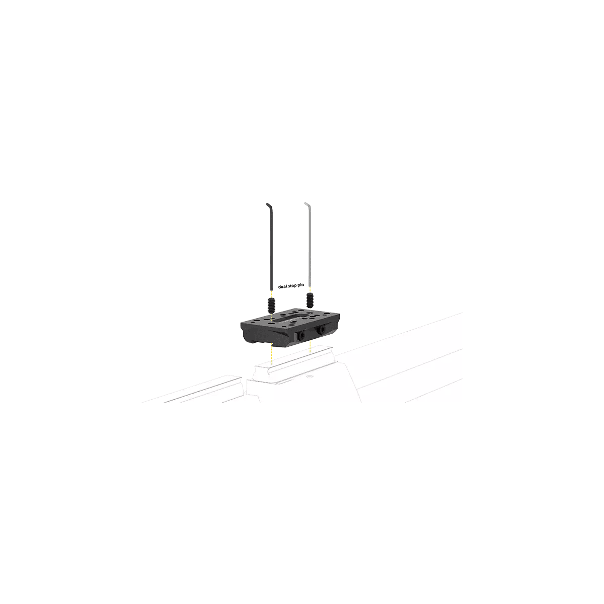 Universal 11 mm dovetail montasje for rødpunktsikte - Vector Optics