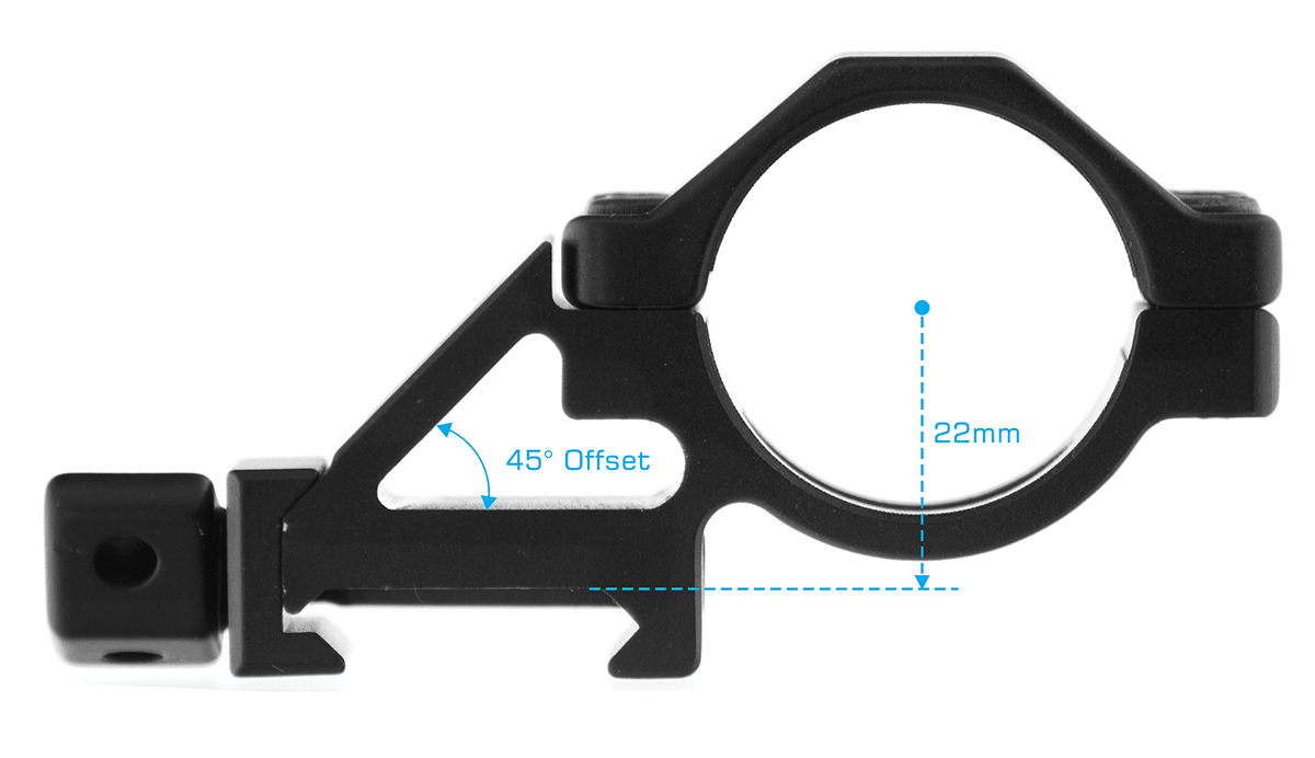 UTG® Offset Ring Mount – Universal, Picatinny - Leapers, Inc.