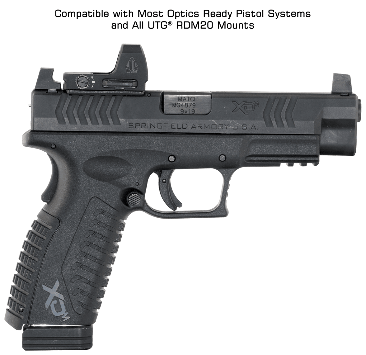 UTG® OP3 Micro SLS, 4 MOA, Side Loading w/Sensor, for Docter® - Leapers, Inc.