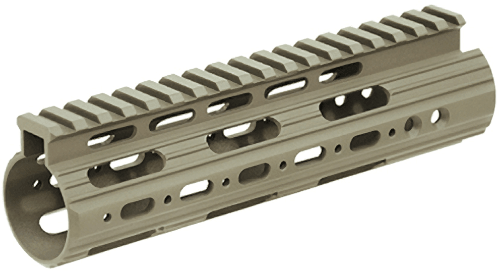 UTG PRO® AR15 Super Slim Free Float Handguard, 7" Carbine, FDE - Leapers, Inc.