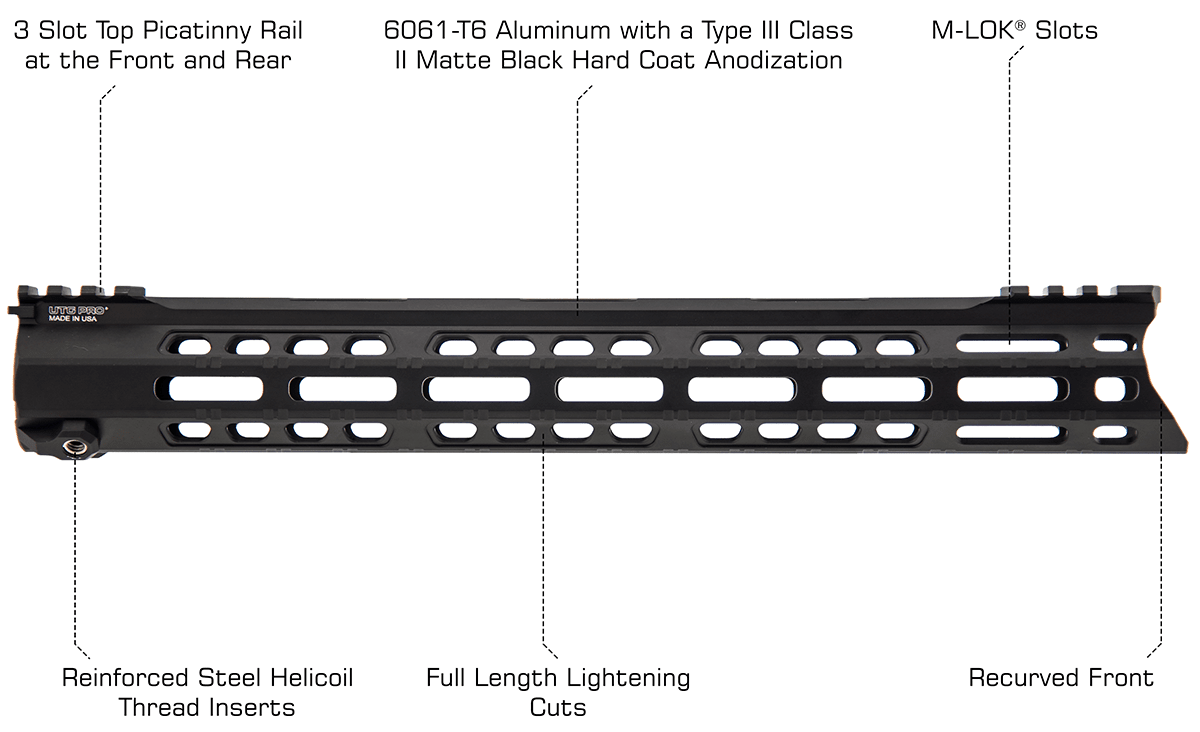 UTG PRO® Forerunner Free Float M - LOK® Handguard - Leapers, Inc.