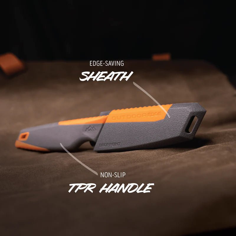 VANTEX Drop Point 3.5" Knife - Outdoor Edge