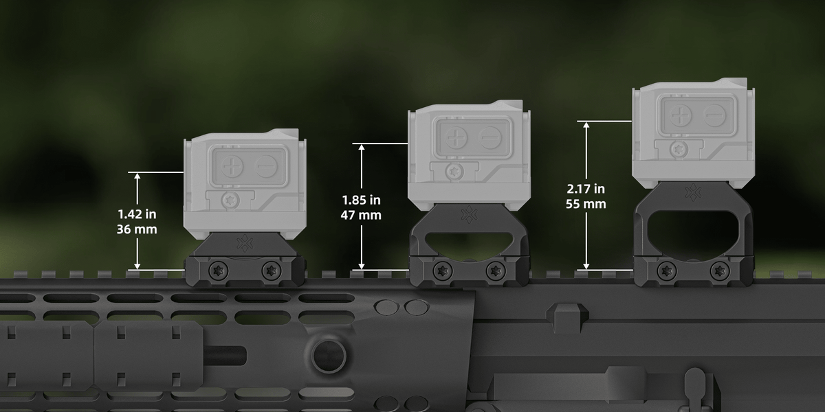 VAS™ Picatinny-riser for rødpunktsikter - Vector Optics