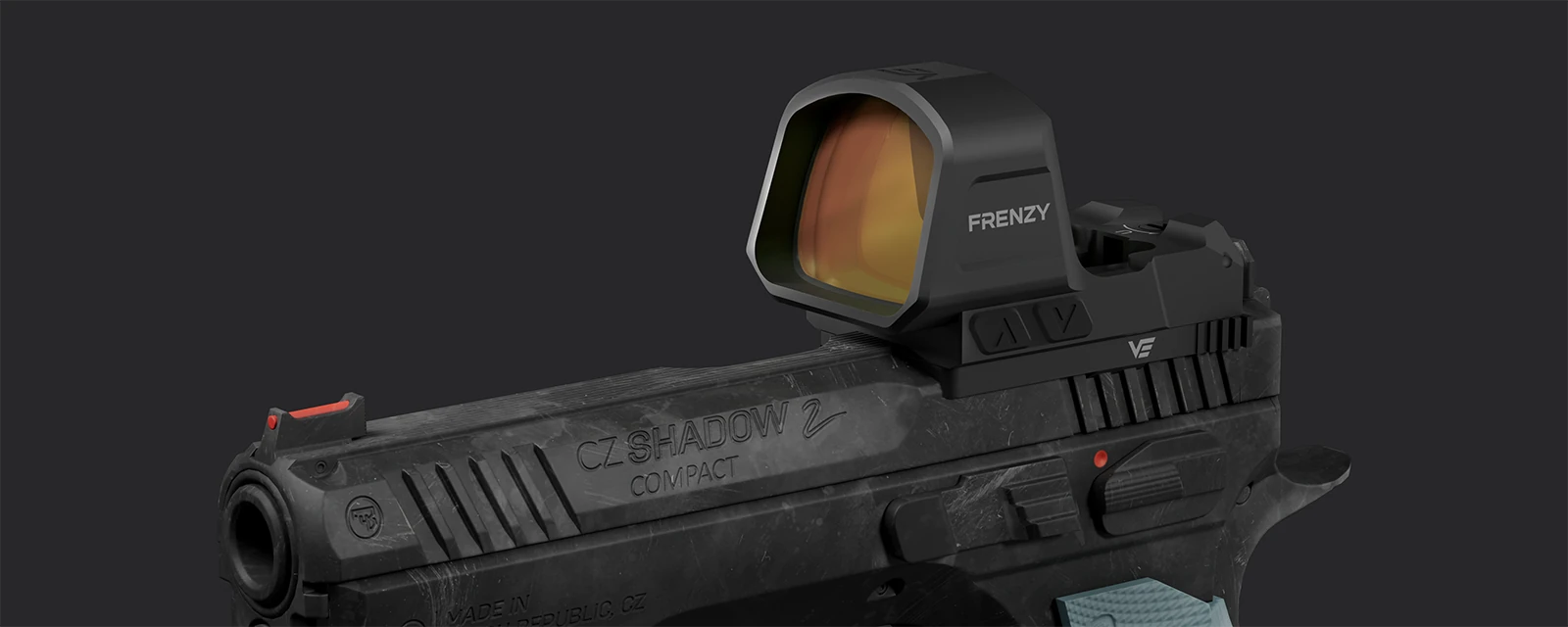 Frenzy F3 26x32 Red Dot Sight, 6MOA