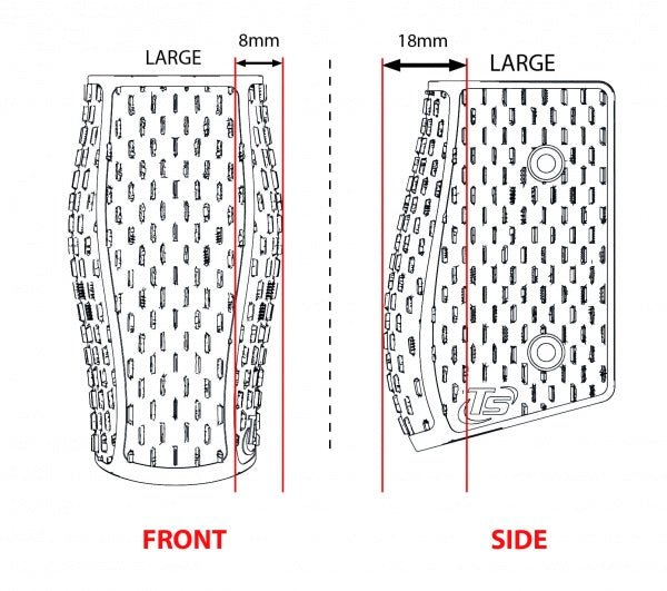 Wrap - Around Polymer Track Grips for Canik Rival - S - Toni System