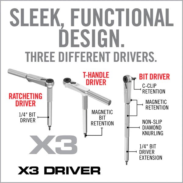 X3™ Driver 57 - Piece Gunsmithing Bit Set - Real Avid