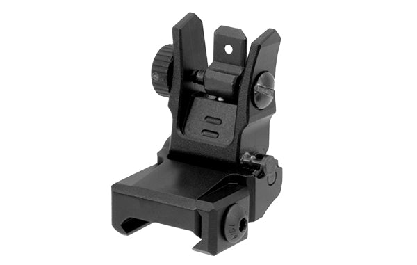 UTG® Low Profile Flip-up Rear Sight with Dual Aiming Aperture