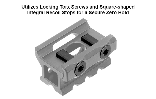 UTG® Super Slim Picatinny Riser Mount, 0.75" Height, 3 Slots