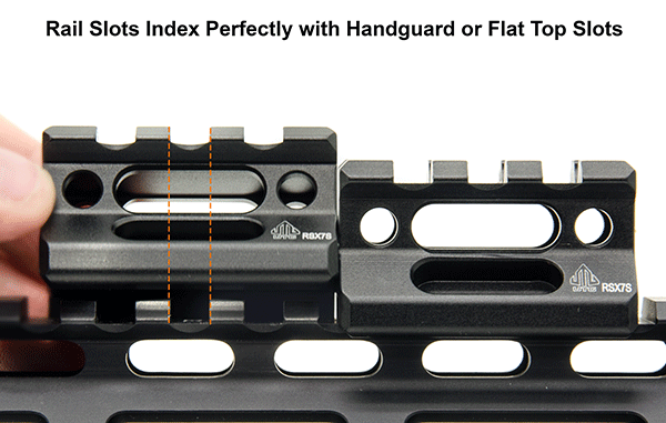 UTG® Super Slim Picatinny Riser Mount, 0.75" Height, 3 Slots