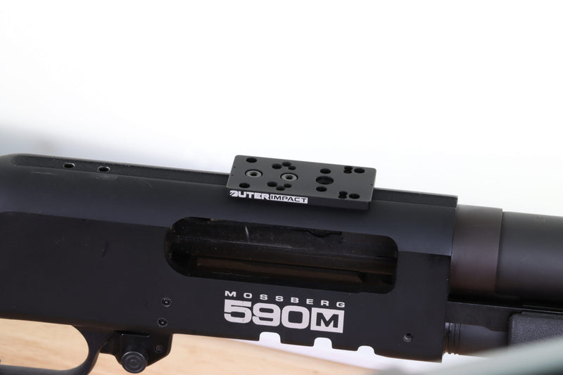 Mossberg 500 Shotgun - Modular Red Dot Adapter