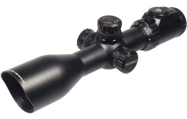 UTG® 3-12X44 30mm Compact Scope, AO, Mil-dot