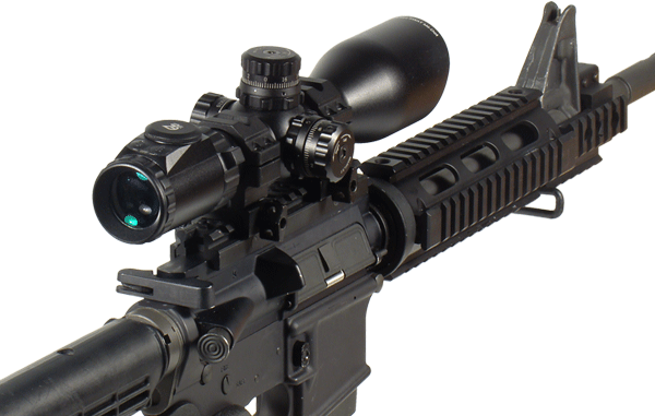 UTG® 3-12X44 30mm Compact Scope, AO, Mil-dot