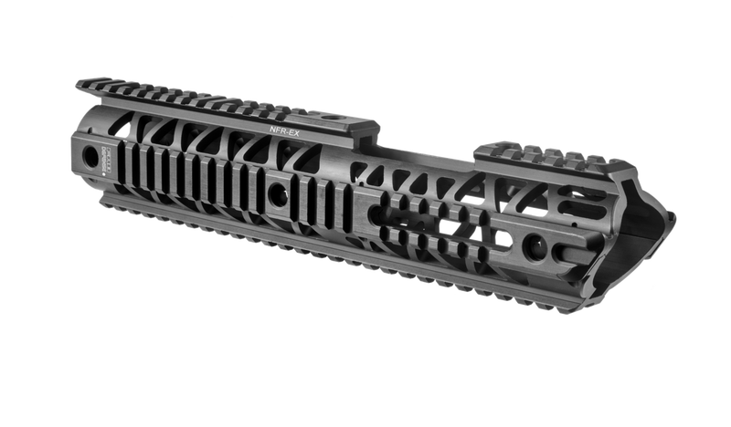 NFR-EX Carbine Length M16 Extended Aluminum Quad Rail System