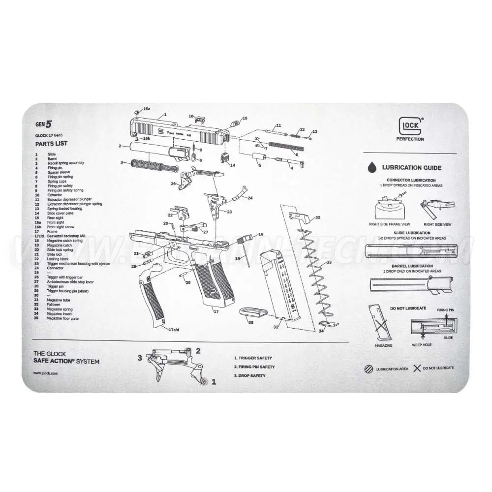 GLOCK Gen5 Pussematte - Glock
