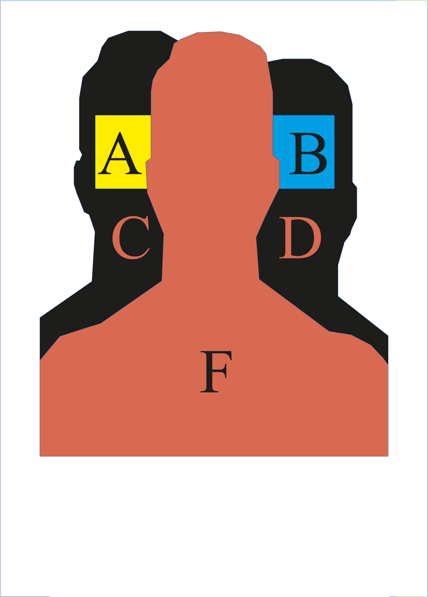 Hostage / Foe skyteskive #2 til SCT Pro - Romtes