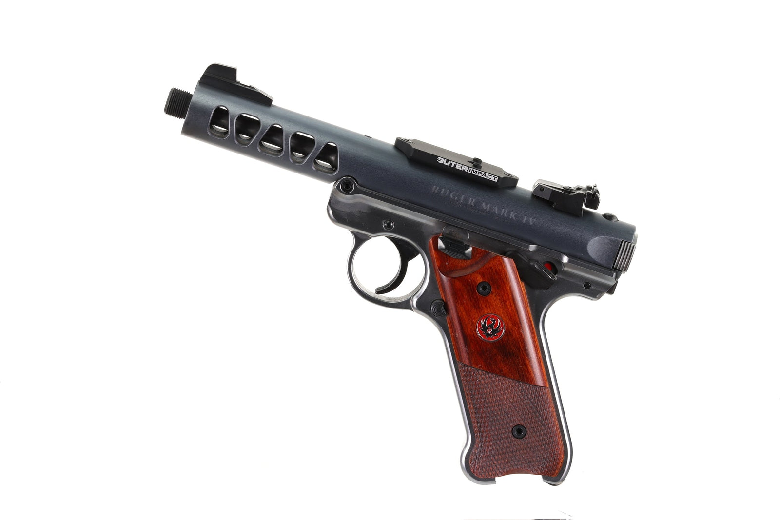 thumbnail image 2 of Universal Picatinny Rail Red Dot Mount Plate For Ruger Mark Series Pistols – Black Polymer 2 of 6