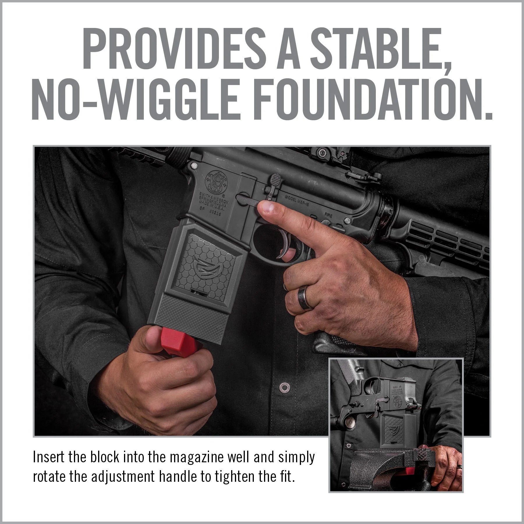 Smart - Fit® AR15 Vise Block + AR10 Sleeve - Real Avid